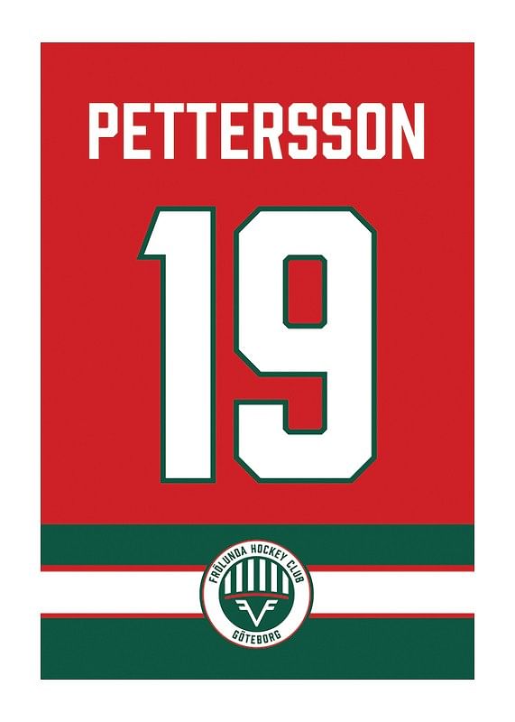 Poster Frölunda HC Legendar #19 Pettersson