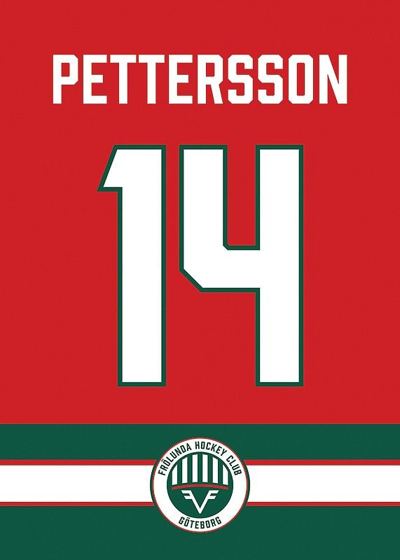 Frölunda HC Legendar #14 Pettersson-12