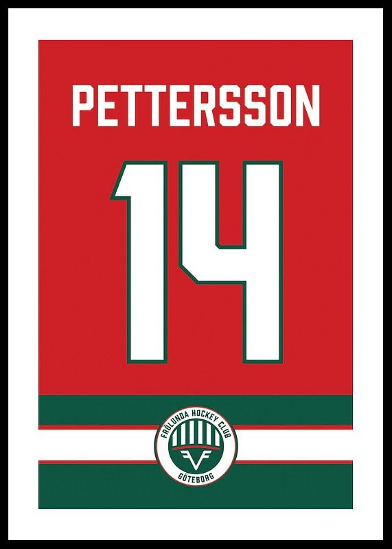 Frölunda HC Legendar #14 Pettersson-12