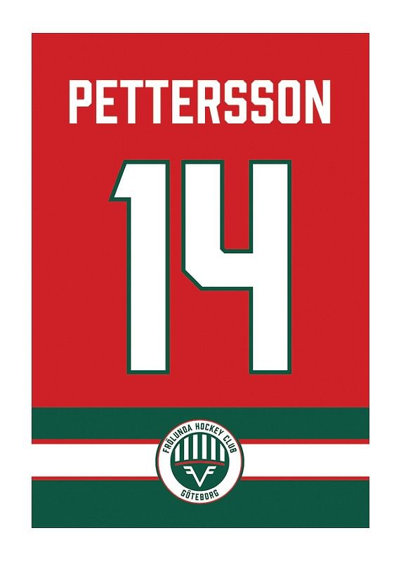Poster Frölunda HC Legendar #14 Pettersson