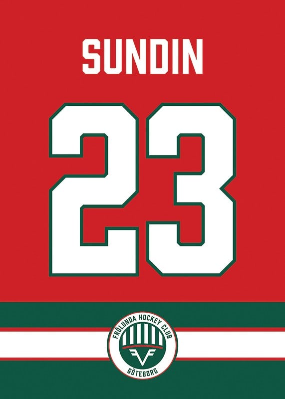 Frölunda HC Legendar #23 Sundin-12