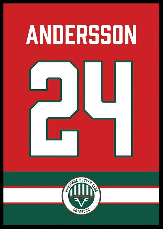 Frölunda HC Legendar #24 Andersson-12