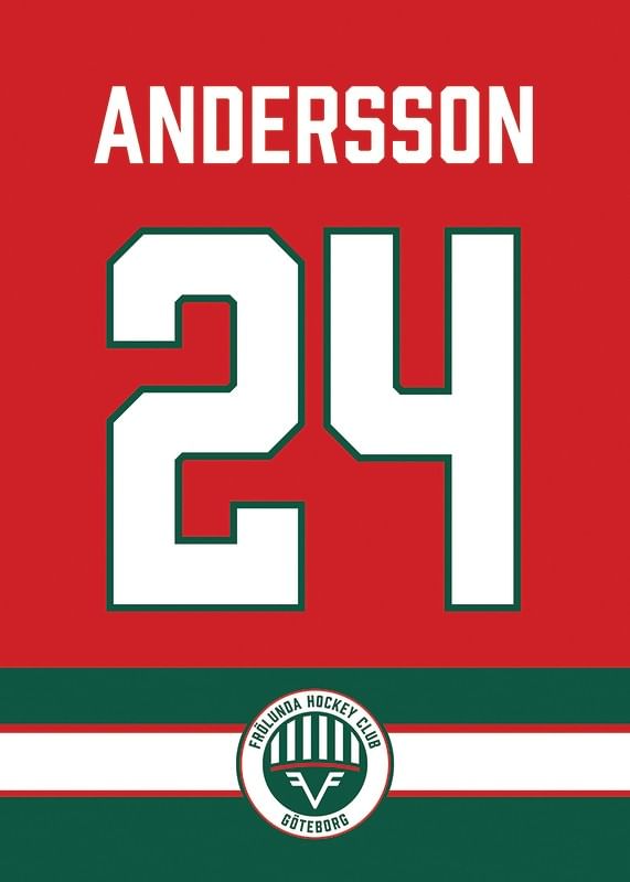 Frölunda HC Legendar #24 Andersson-12