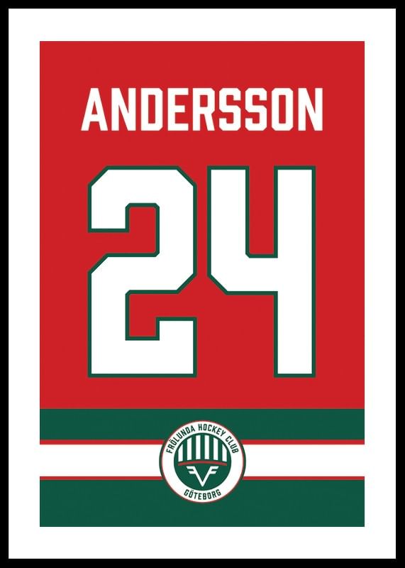 Frölunda HC Legendar #24 Andersson-12