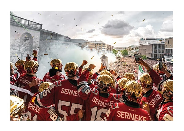 Poster Frölunda HC Sm-guld Götaplatsen 2019 No2