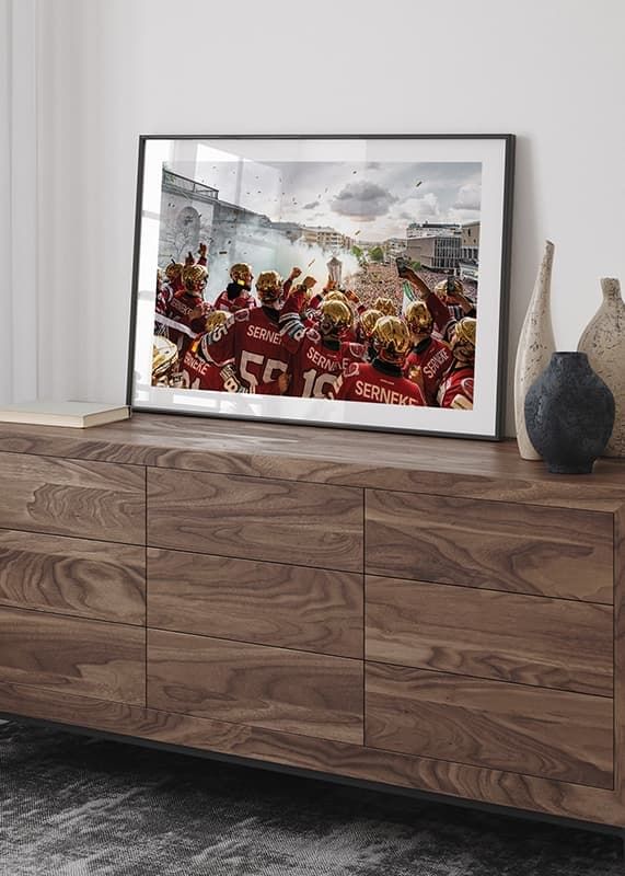 Poster Frölunda HC Sm-guld Götaplatsen 2019 No2 crossfade