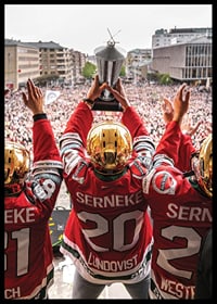 Frölunda HC Sm-guld Götaplatsen 2019 No1-2
