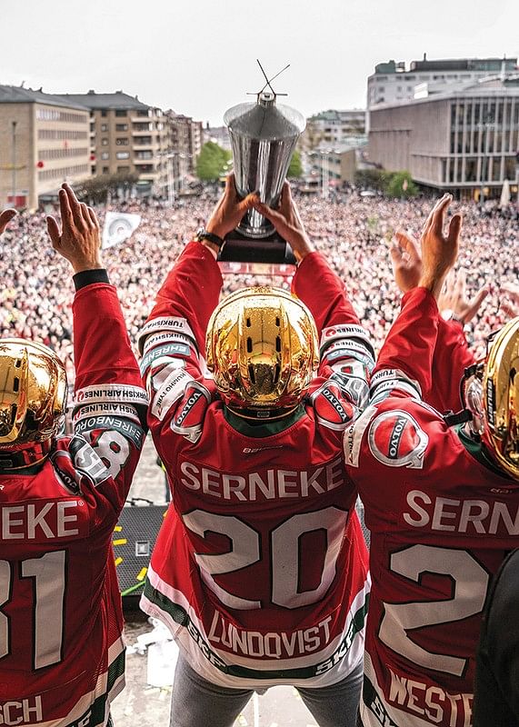 Frölunda HC Sm-guld Götaplatsen 2019 No1-12
