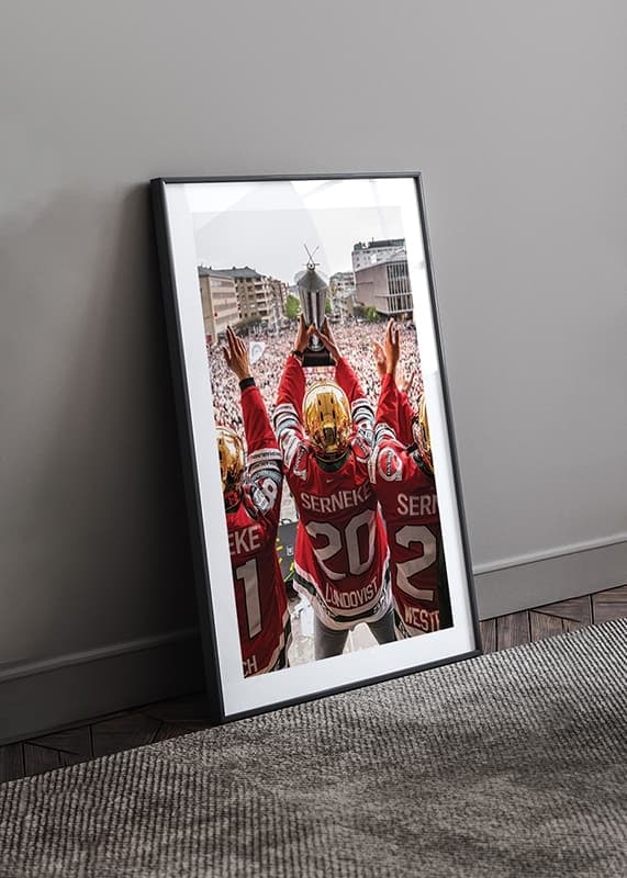 Poster Frölunda HC Sm-guld Götaplatsen 2019 No1 crossfade