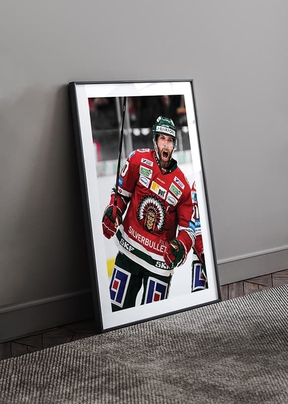 Poster Frölunda HC Joel Lundqvist 2019 No2 crossfade