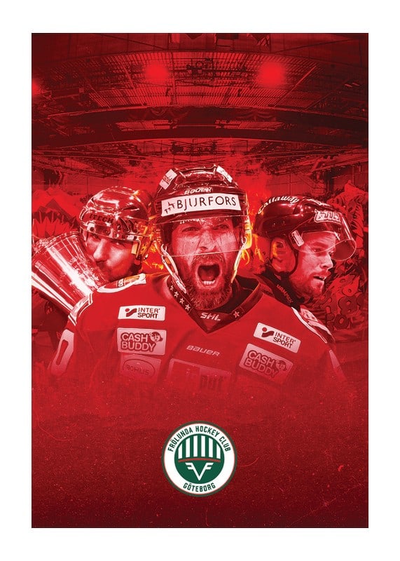 Poster Frölunda HC Legends Collage No1