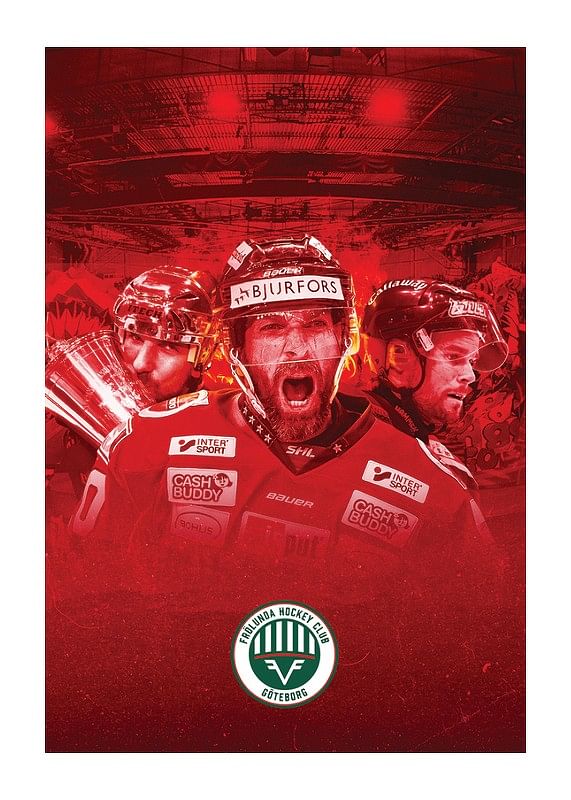 Poster Frölunda HC Legends Collage No1