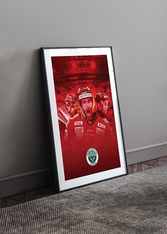 Poster Frölunda HC Legends Collage No1 crossfade