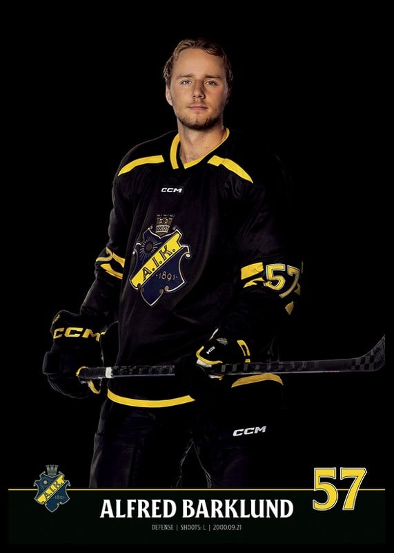 Alfred Barklund #57 AIK Hockey 2023/2024-12