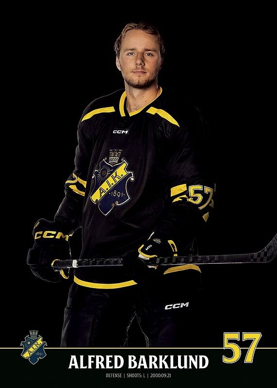 Alfred Barklund #57 AIK Hockey 2023/2024-12