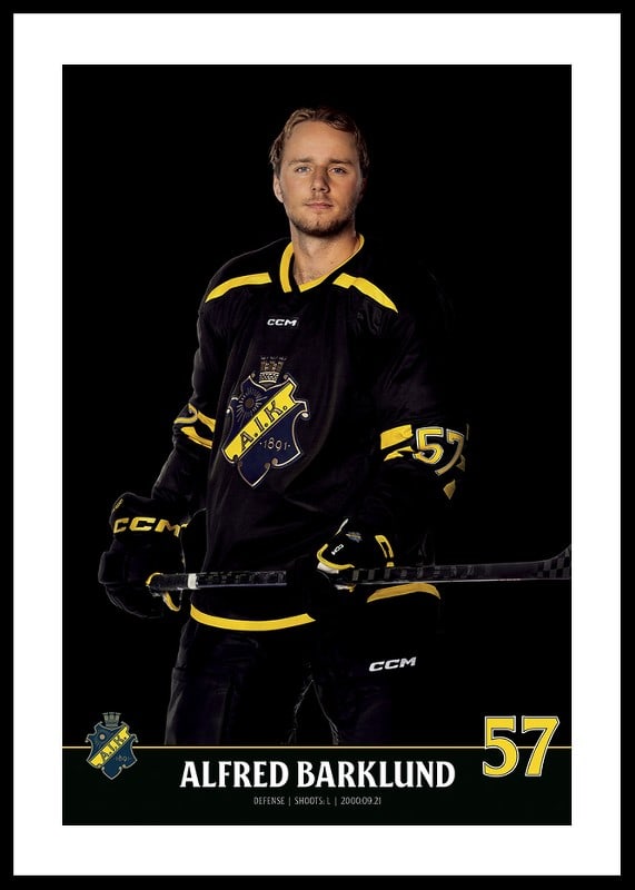 Alfred Barklund #57 AIK Hockey 2023/2024-12
