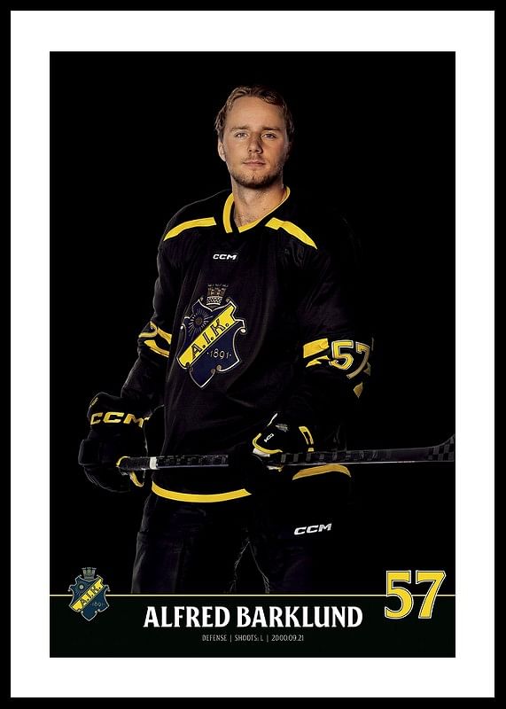 Alfred Barklund #57 AIK Hockey 2023/2024-12