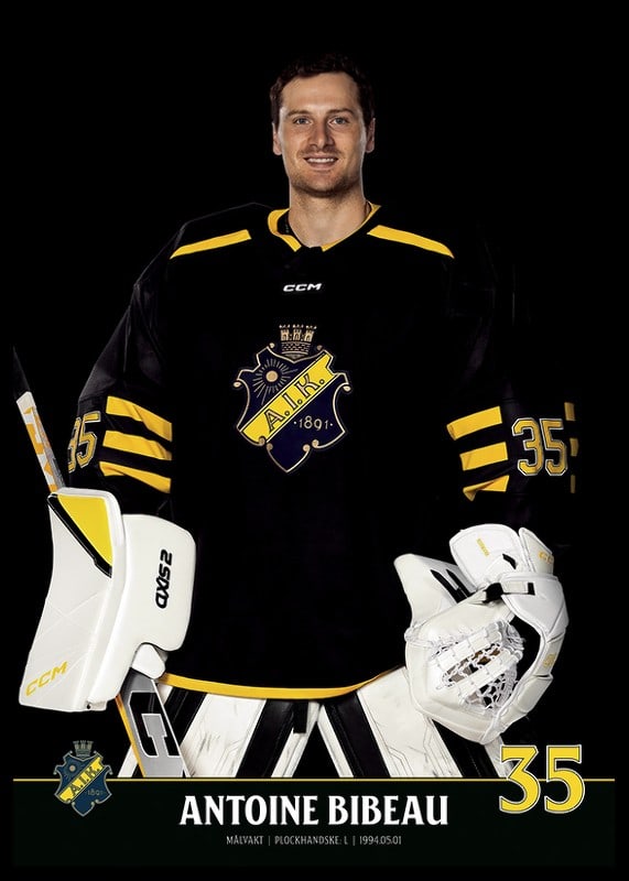 Antoine Bibeau #35 AIK Hockey 2023/2024-12