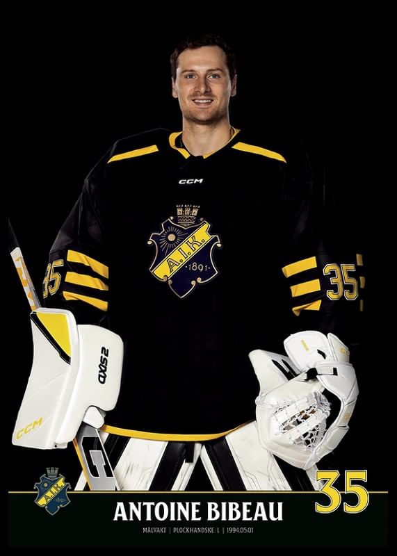 Antoine Bibeau #35 AIK Hockey 2023/2024-12