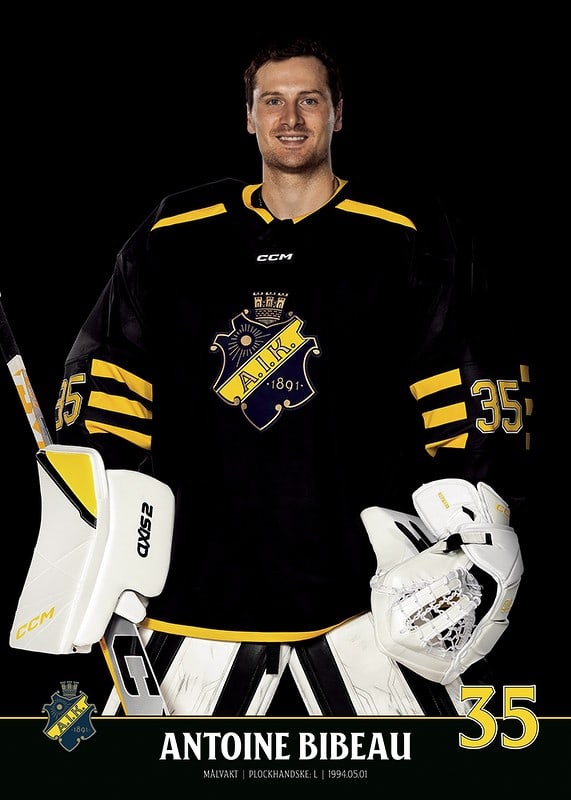 Antoine Bibeau #35 AIK Hockey 2023/2024-12