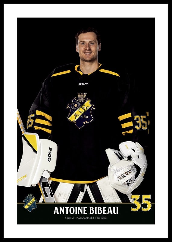 Antoine Bibeau #35 AIK Hockey 2023/2024-12