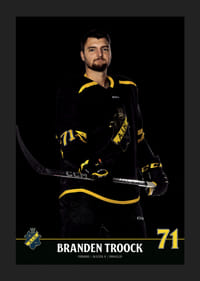 Branden Troock #71 AIK Hockey 2023/2024-1