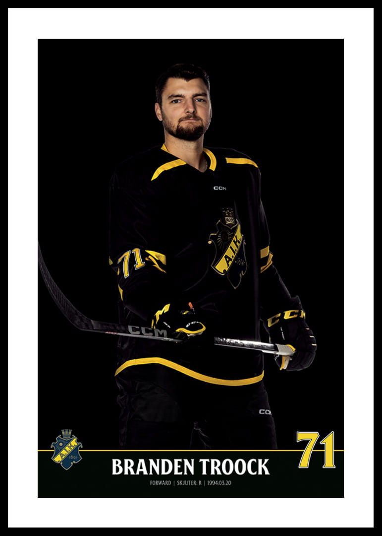 Branden Troock #71 AIK Hockey 2023/2024-12