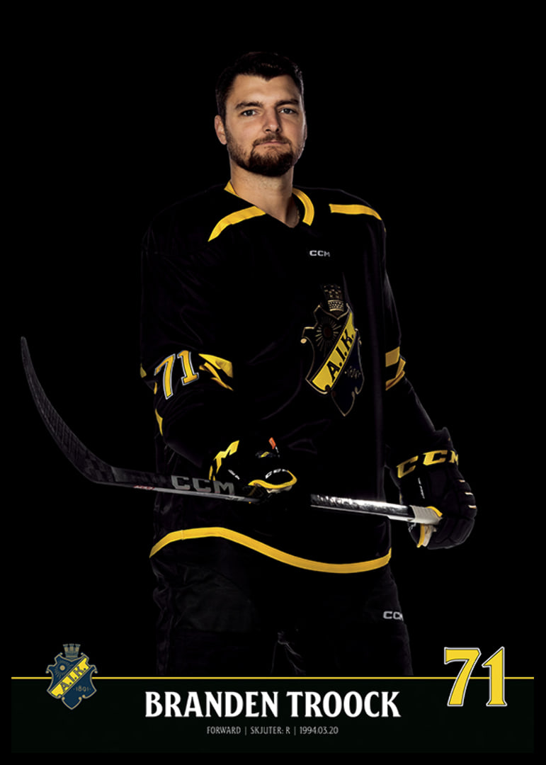 Branden Troock #71 AIK Hockey 2023/2024-12