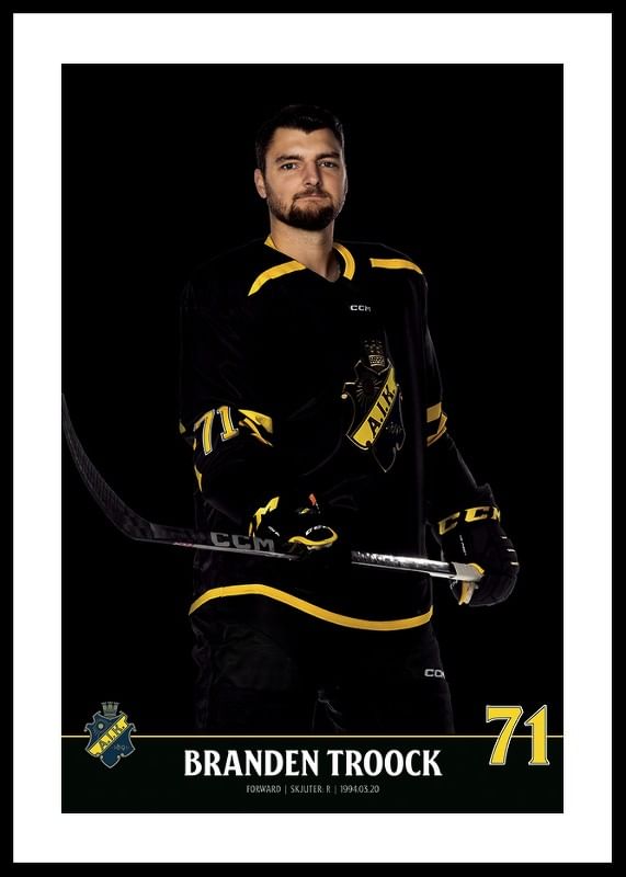 Branden Troock #71 AIK Hockey 2023/2024-12