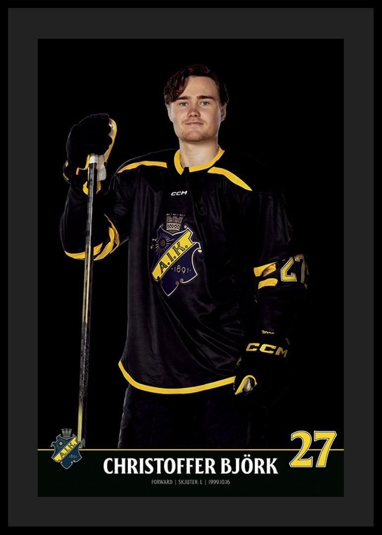 Christoffer Björk #27 AIK Hockey 2023/2024-12