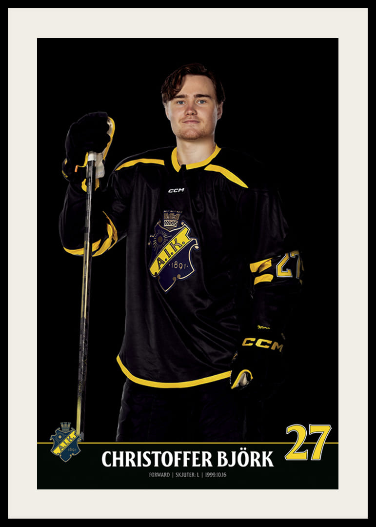 Christoffer Björk #27 AIK Hockey 2023/2024-12