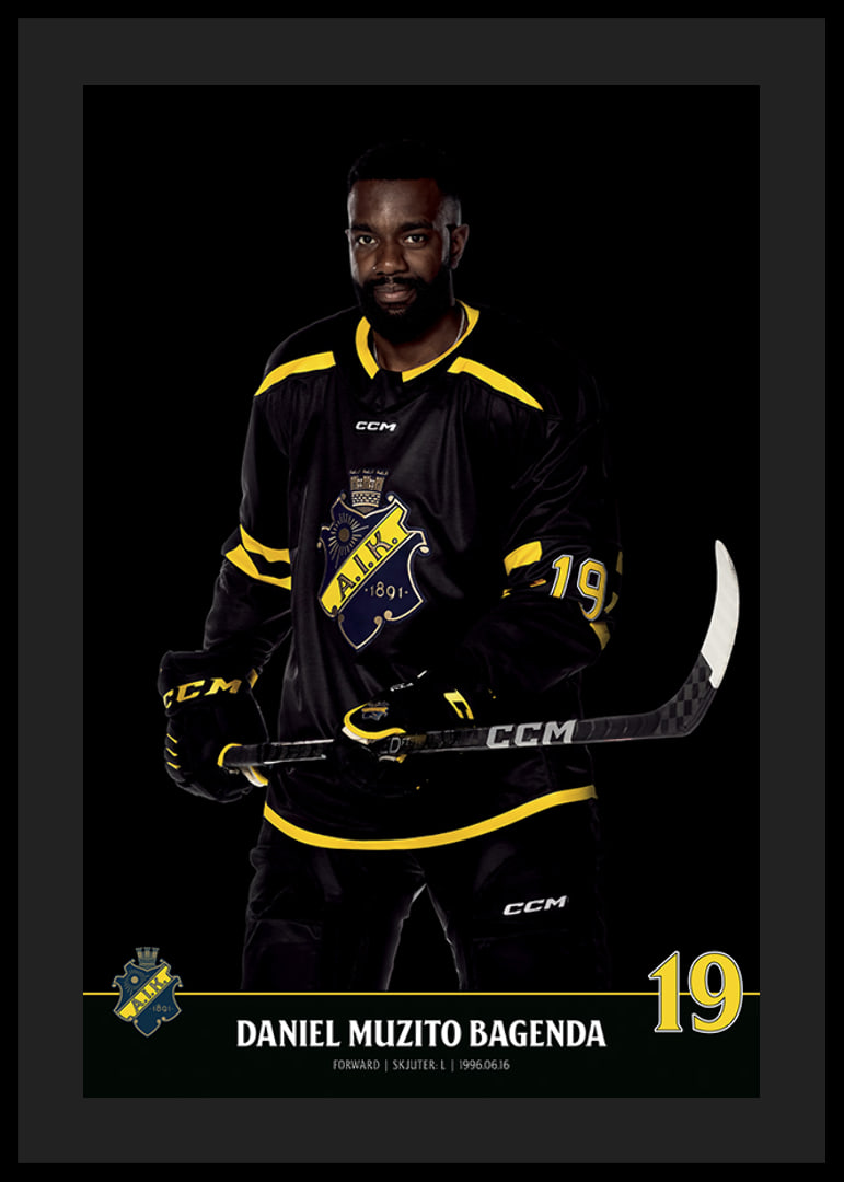 Daniel Muzito Bagenda #19 AIK Hockey 2023/2024-12