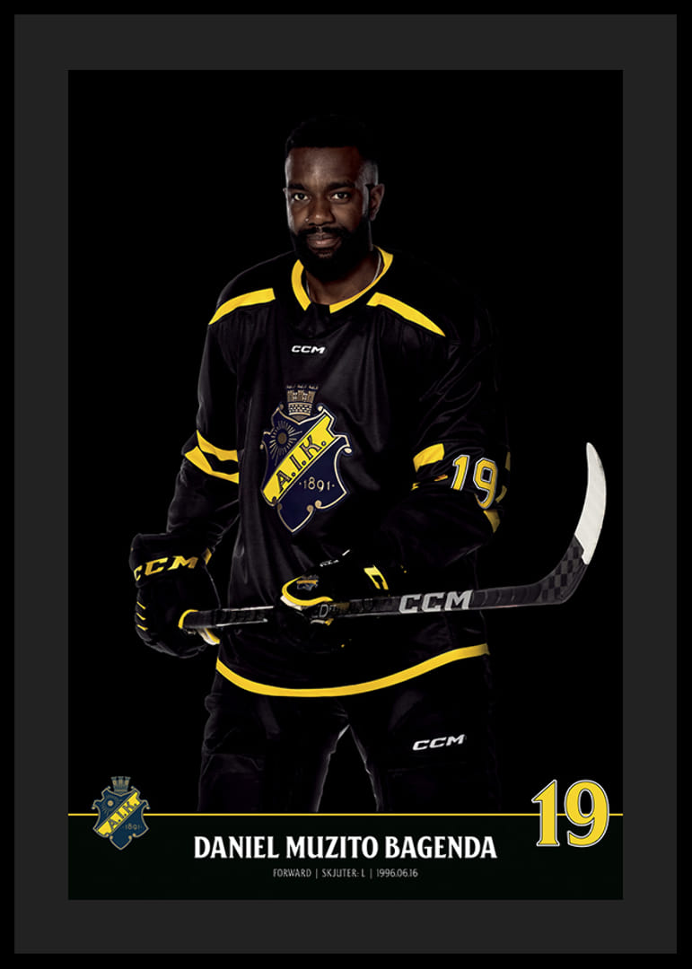 Daniel Muzito Bagenda #19 AIK Hockey 2023/2024-12