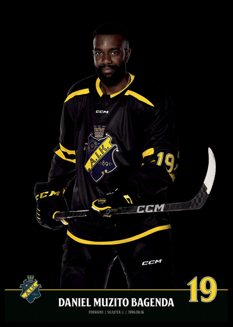 Daniel Muzito Bagenda #19 AIK Hockey 2023/2024-12