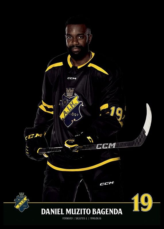 Daniel Muzito Bagenda #19 AIK Hockey 2023/2024-12