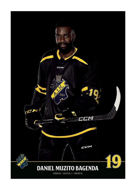 Daniel Muzito Bagenda #19 AIK Hockey 2023/2024-12