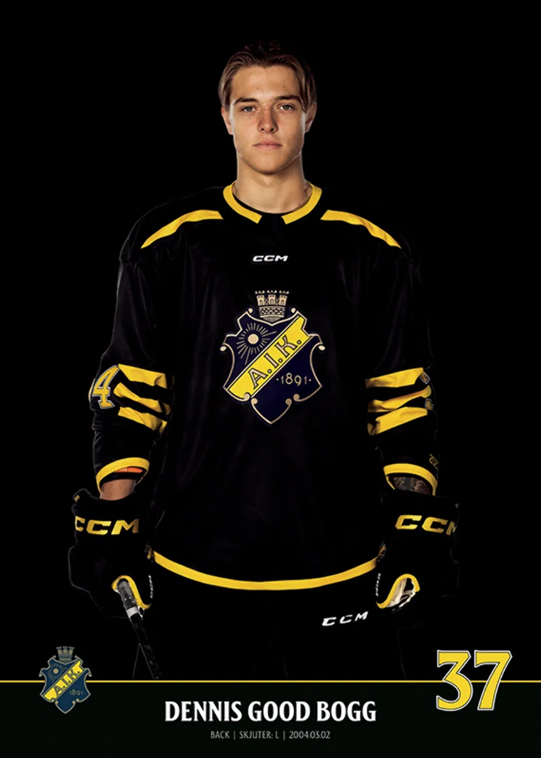 Dennis Good Bogg #37 AIK Hockey 2023/2024-12