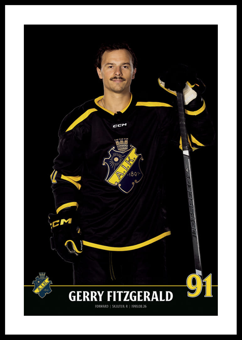 Gerry Fitzgerald #91 AIK Hockey 2023/2024-12