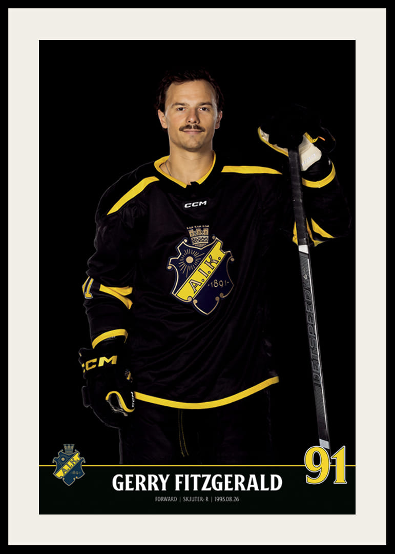 Gerry Fitzgerald #91 AIK Hockey 2023/2024-12