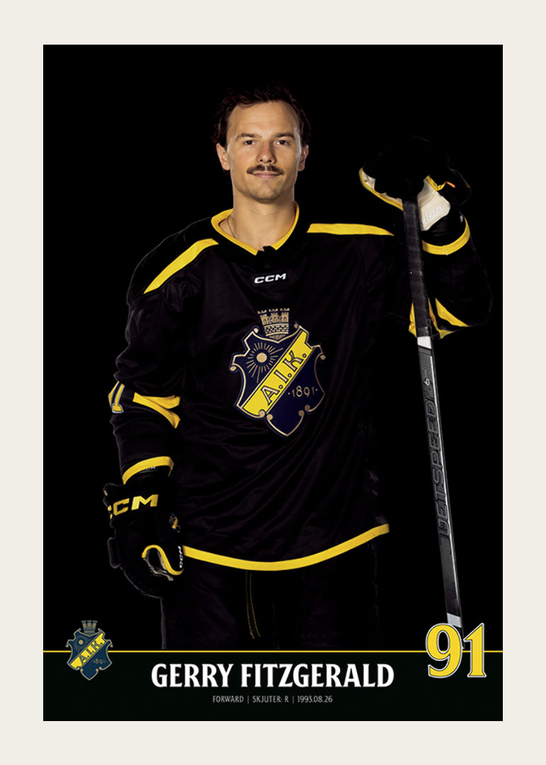 Gerry Fitzgerald #91 AIK Hockey 2023/2024-12