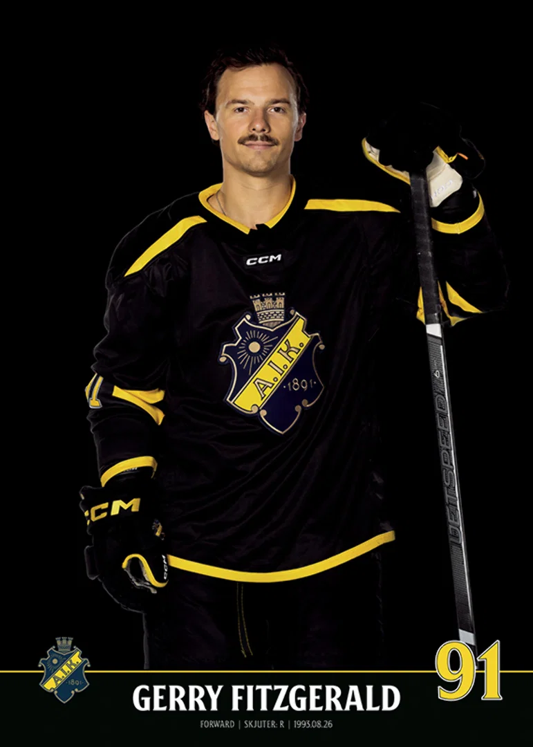 Gerry Fitzgerald #91 AIK Hockey 2023/2024-12