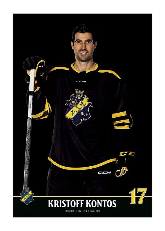 Poster Kristoff Kontos #17 AIK Hockey 2023/2024
