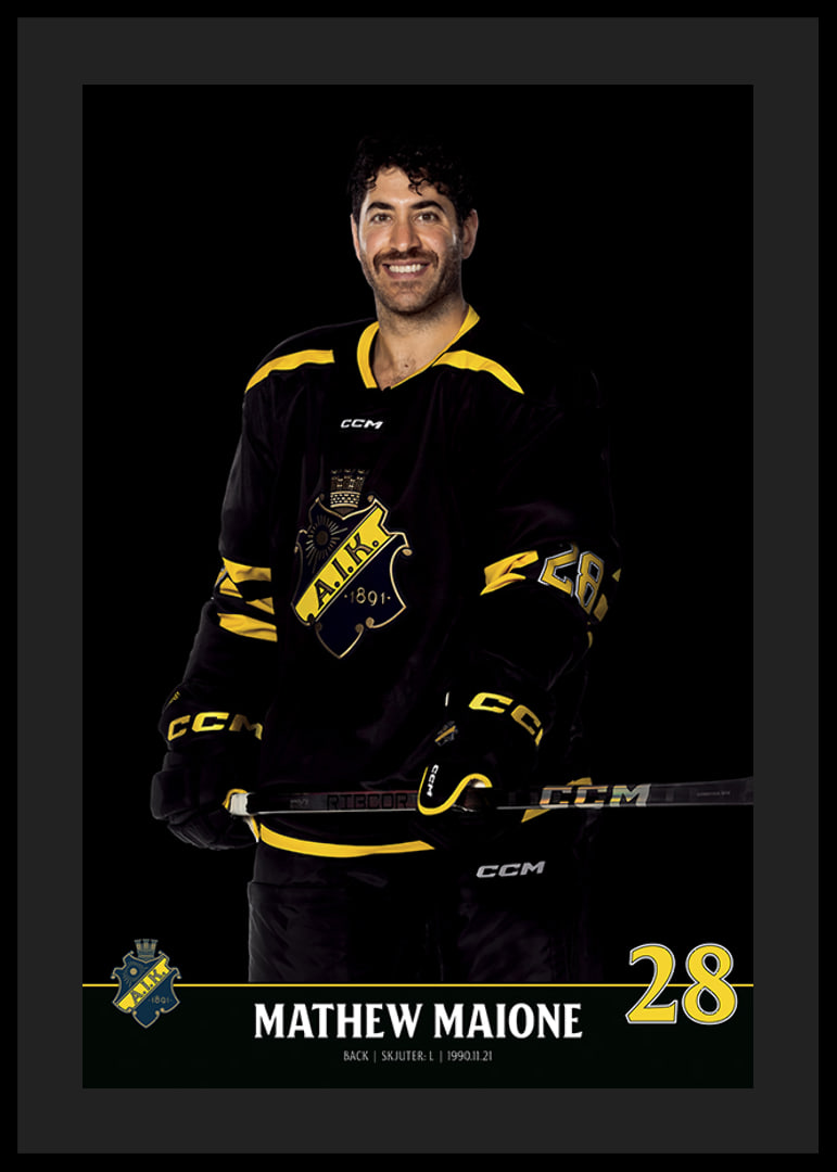Mathew Maione #28 AIK Hockey 2023/2024-12