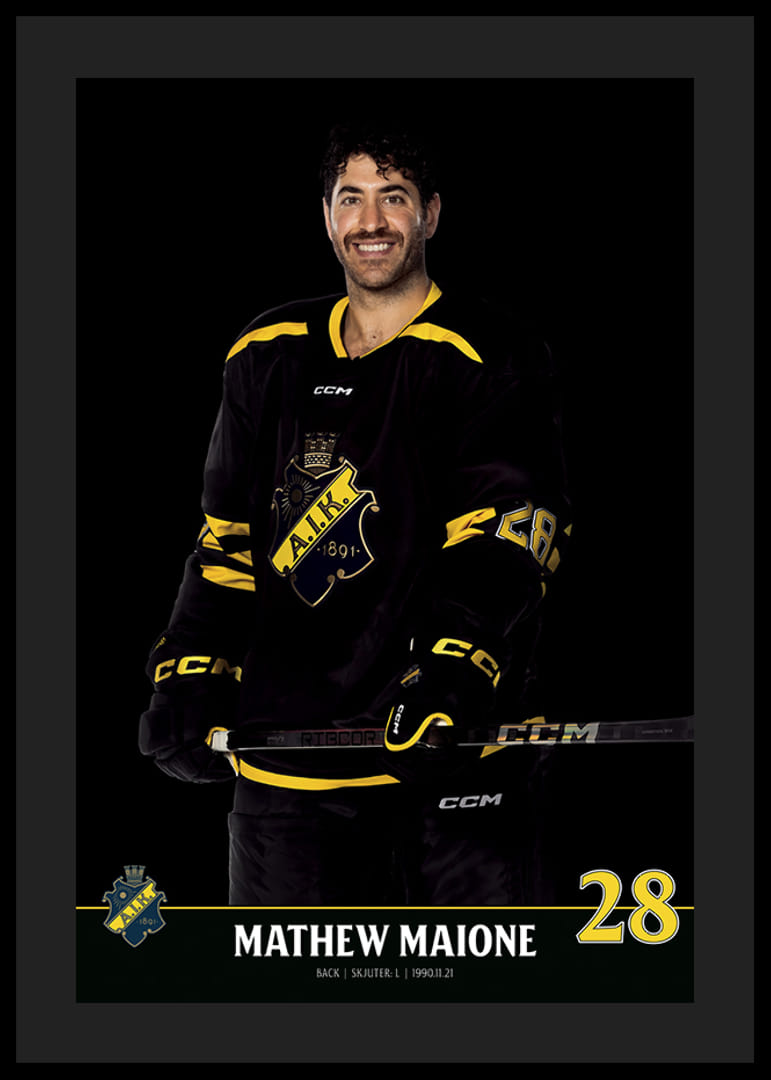 Mathew Maione #28 AIK Hockey 2023/2024-12
