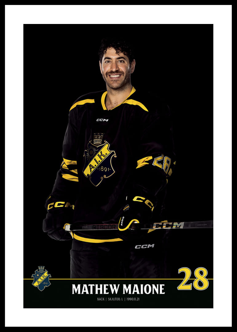 Mathew Maione #28 AIK Hockey 2023/2024-12