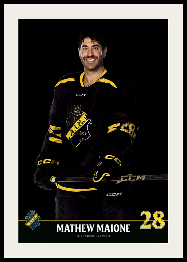 Mathew Maione #28 AIK Hockey 2023/2024-12