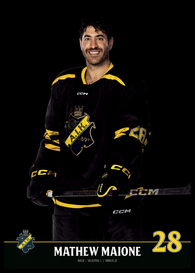 Mathew Maione #28 AIK Hockey 2023/2024-12