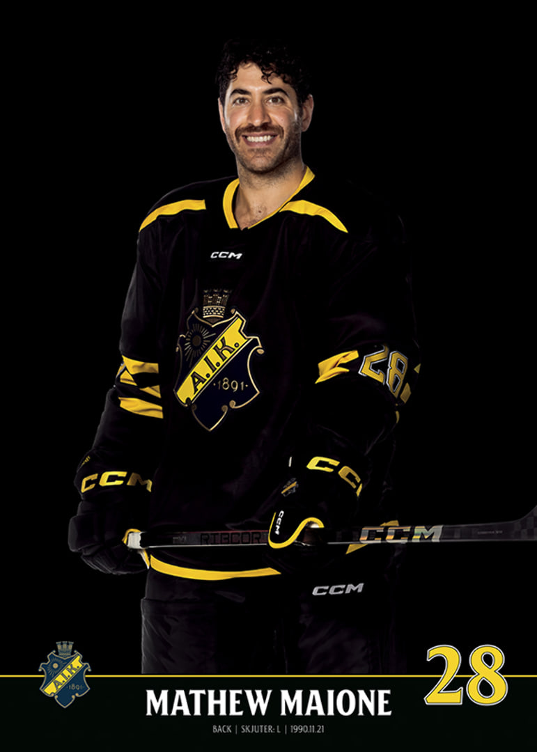 Mathew Maione #28 AIK Hockey 2023/2024-12