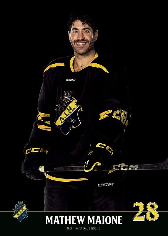 Mathew Maione #28 AIK Hockey 2023/2024-12