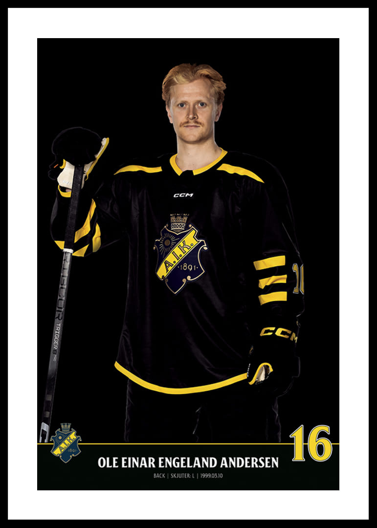 Ole Einar Engeland Andersen #16 AIK Hockey 2023/2024-12